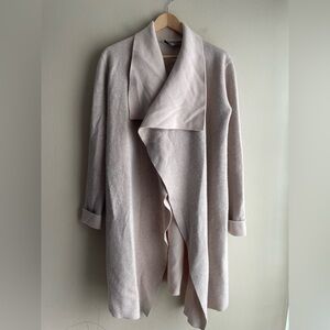 The Cashmere Project Women Long Thick Cardigan Cashmere Sweater Light Pink XS